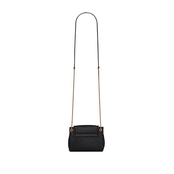 YSL Saint Laurent Nolita 迷你菱格紋羊皮鏈條單肩斜挎包